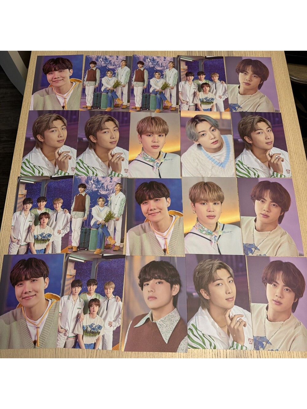 BTS 2021 Muster Sowoozoo Official Mini Photocard Bulk Lot Collection - 20 Pcs
